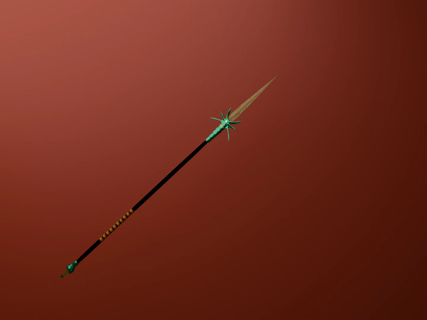 Spear 3D Model .c4d .max .obj .3ds .fbx .stl .blend 