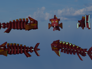 Mechanical fish 3D मॉडल