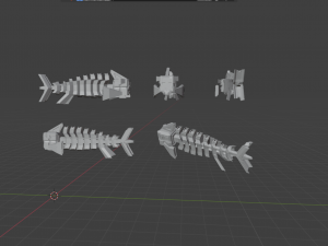 Mechanical fish 3D मॉडल