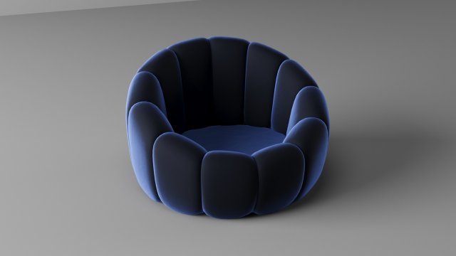 Armchair 3D Model .c4d .max .obj .3ds .fbx .stl .blend