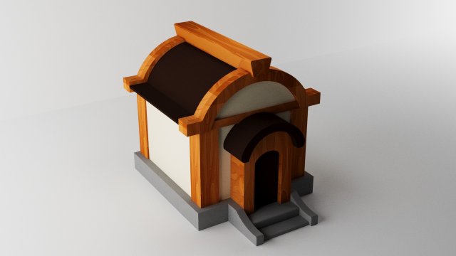 Fantasy House 3D मॉडल .c4d .max .obj .3ds .fbx .stl .blend 