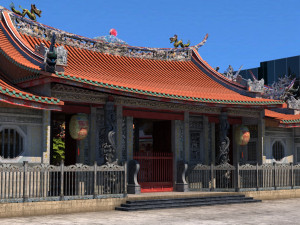 Lungshan Temple 3Dモデル