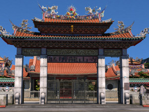 Lungshan Temple 3D Model