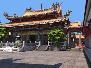 Lungshan Temple 3D Model