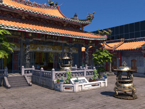 Lungshan Temple 3D Model