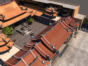 Lungshan Temple 3D Model