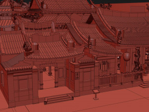Lungshan Temple 3D Model