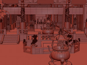 Lungshan Temple 3D Model