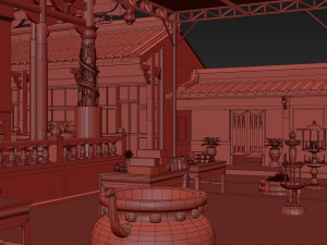 Lungshan Temple 3D Model