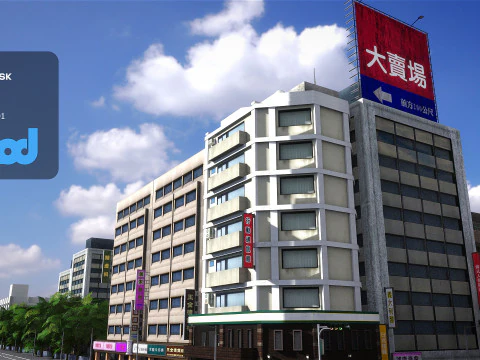 Street 500M 3D Model