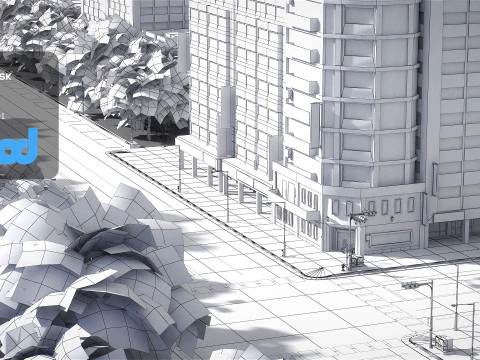 Street 500M 3D Model