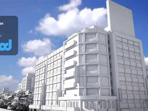Street 500M 3D Model