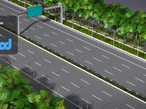 Highway 3D-Modell