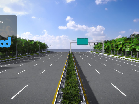Highway 3D-Modell