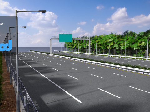Highway 3D-Modell