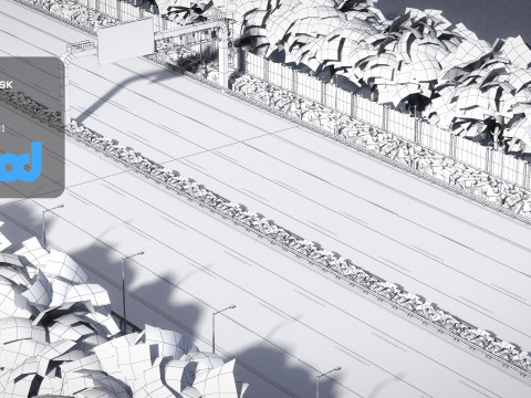 Highway 3D-Modell