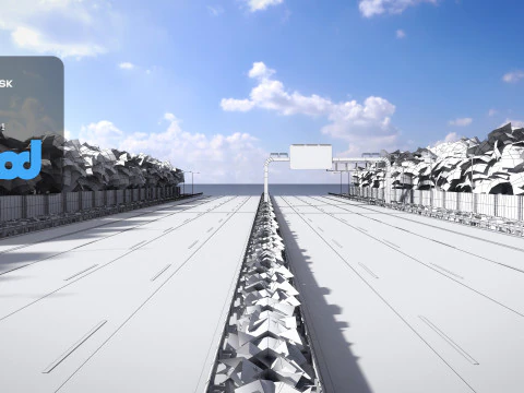 Highway 3D Model