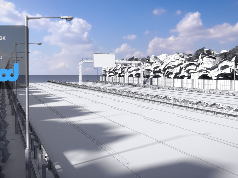 Highway 3D-Modell