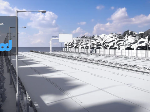 Highway 3D Model