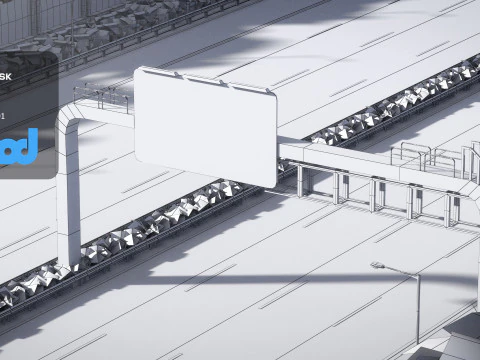 Highway 3D Model