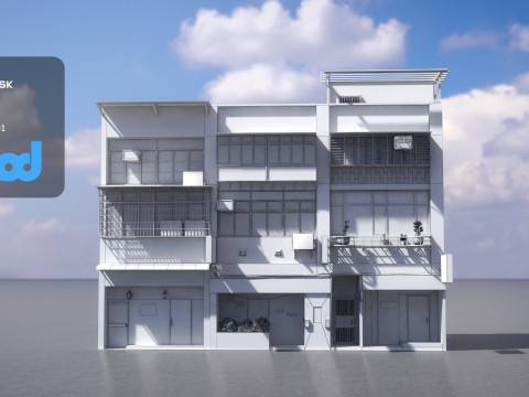 TW House 001 Modèle 3D