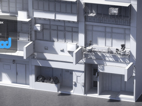 TW House 001 Modèle 3D