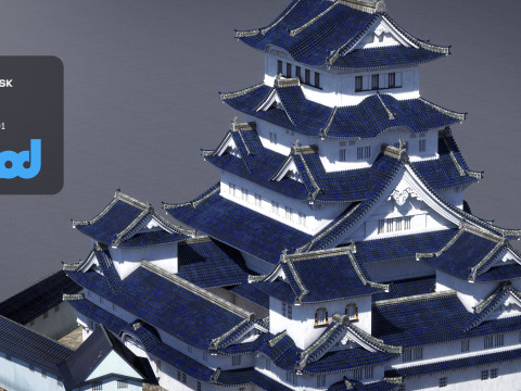 Japanese Castle Model 3D