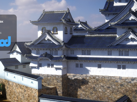 Japanese Castle Model 3D