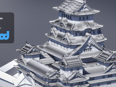 Japanese Castle Model 3D