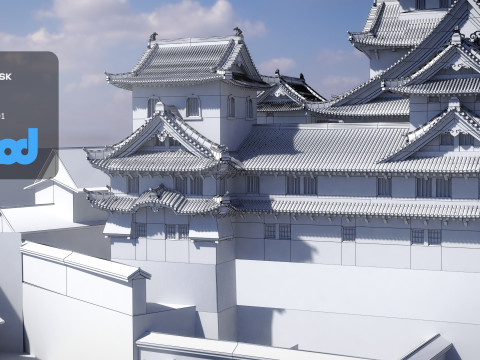 Japanese Castle Model 3D