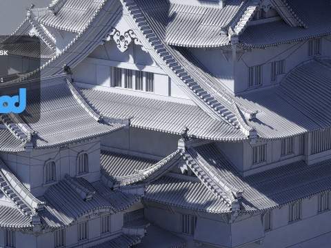 Japanese Castle Model 3D
