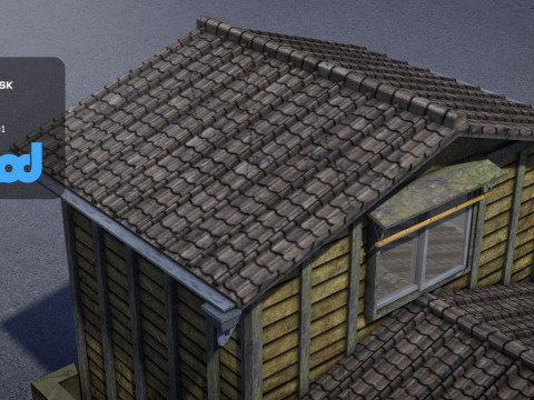 Japanese Style House 0024 3D Model
