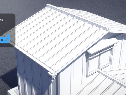 Japanese Style House 0024 3D Model