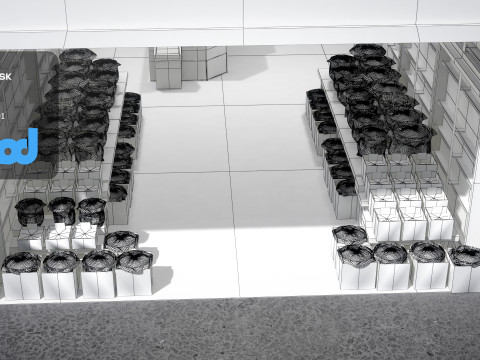 Traditional Chinese Medicine Store Model 3D