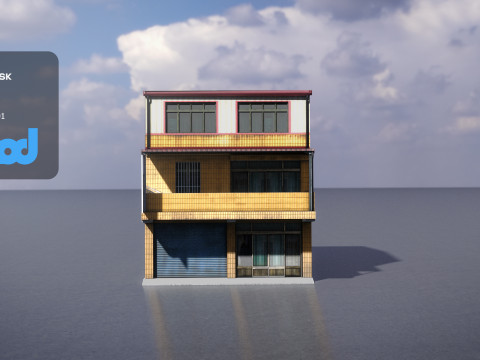 TW house 009 Modèle 3D