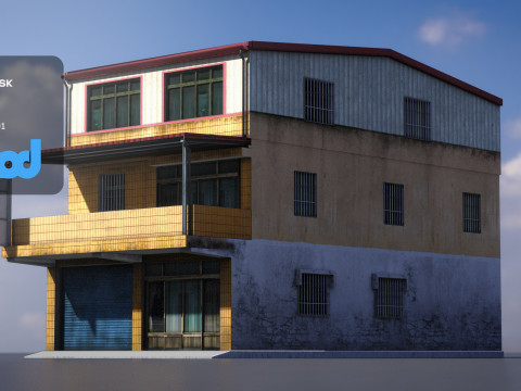 TW house 009 Modèle 3D