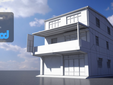 TW house 009 Modèle 3D