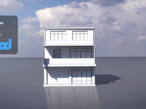 TW house 009 Modèle 3D