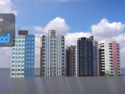 TW Buildings 001 3D Model