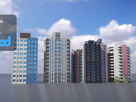TW Buildings 001 3D Model