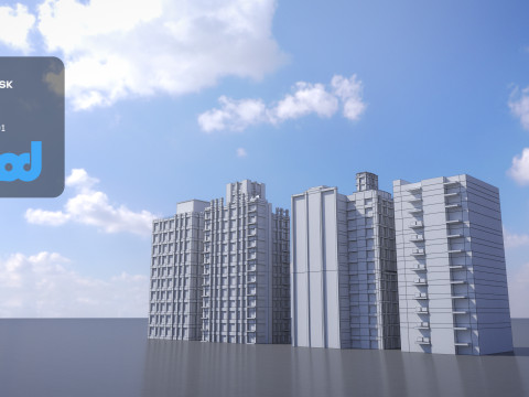 TW Buildings 001 3D Model