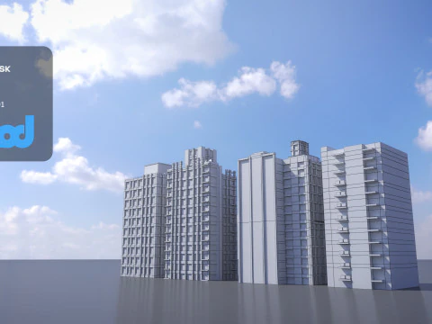 TW Buildings 001 3D Model
