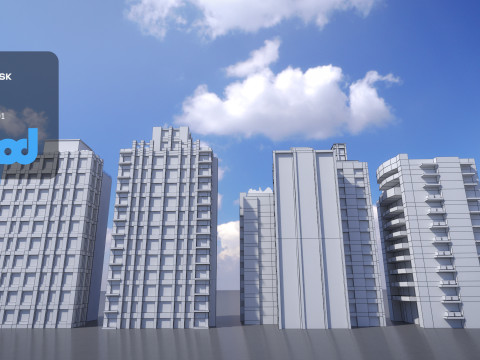 TW Buildings 001 3D Model