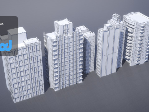 TW Buildings 001 3D Model