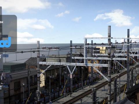 Japan Railway 3Dモデル