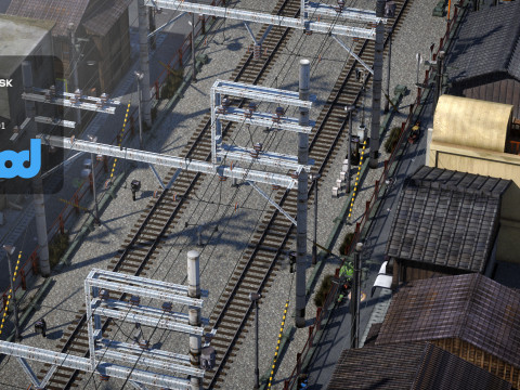 Japan Railway 3Dモデル