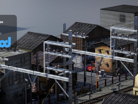 Japan Railway 3Dモデル