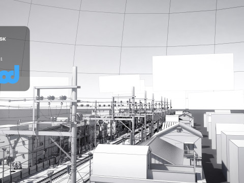 Japan Railway 3Dモデル