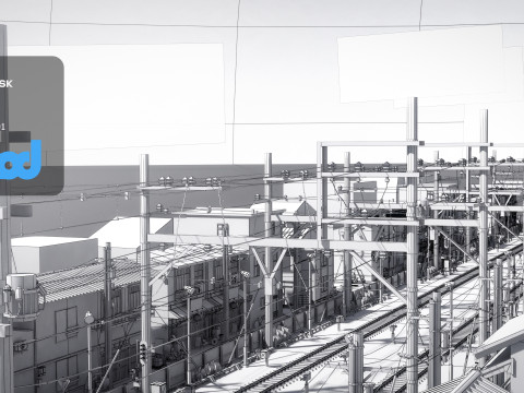 Japan Railway 3Dモデル
