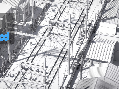 Japan Railway 3Dモデル